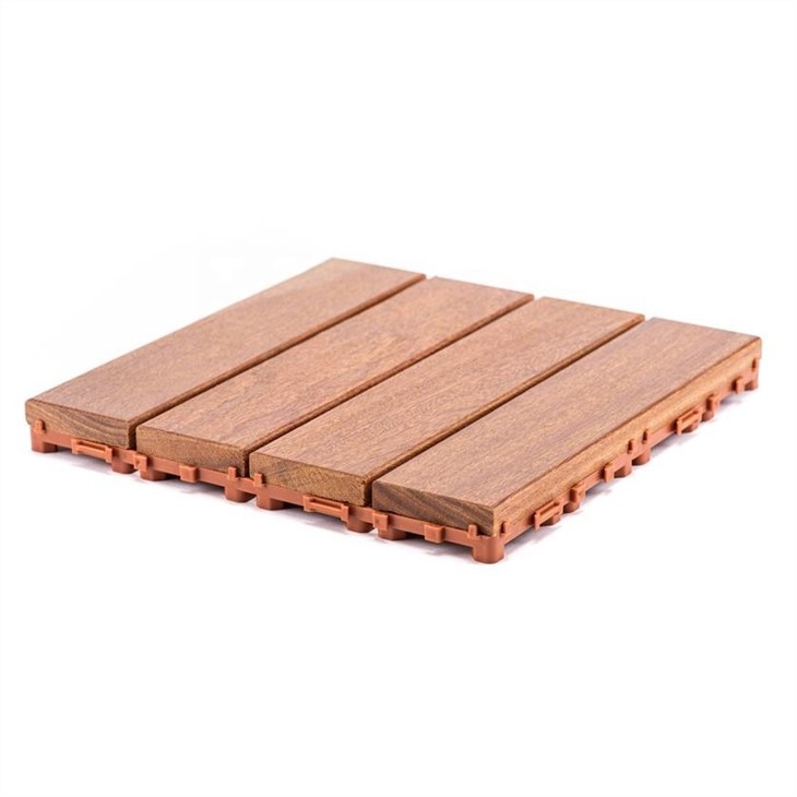 Interlocking Wood Composite Decking Tiles